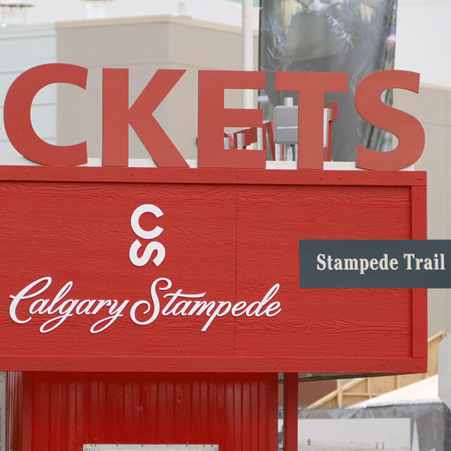 Calgary Stampede im Grandstand