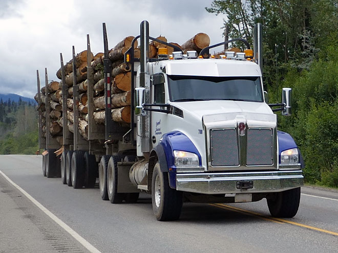 Unterwegs nach Chetwynd in der kanadischen Provinz British Columbia Chetwynd in British Columbia