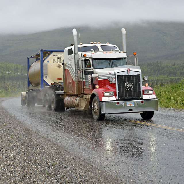 Unterwegs nach Coldfoot in Alaska