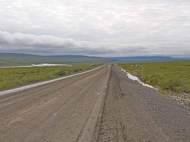 Von Prudhoe Bay zurück nach Fairbanks in Alaska Von Prudhoe Bay nach Fairbanks in Alaska