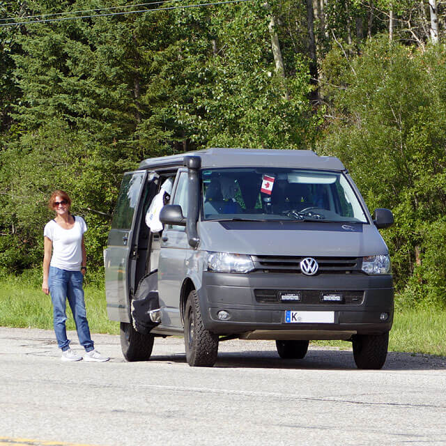 Unterwegs nach Dawson Creek in British Columbia