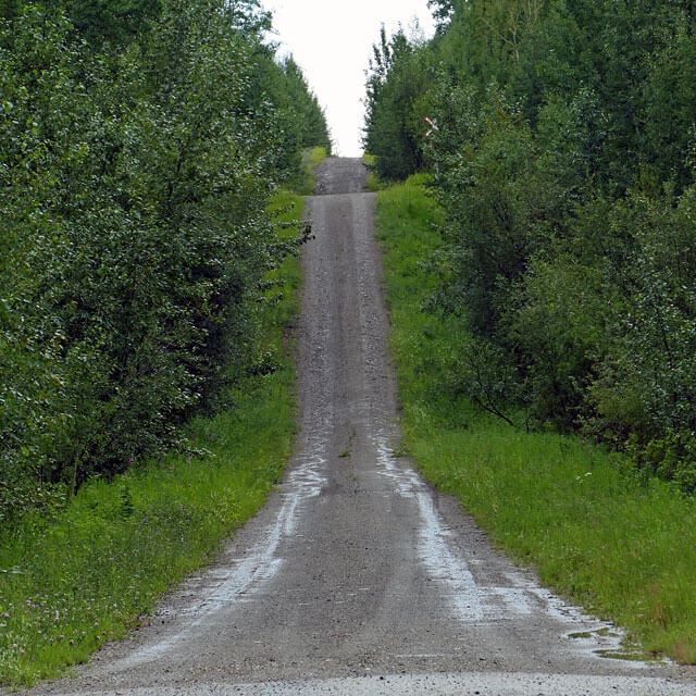 Unterwegs nach Dawson Creek in British Columbia