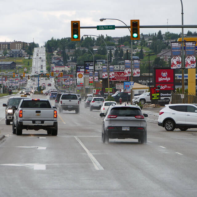 Mile 0 City · Dawson Creek in British Columbia