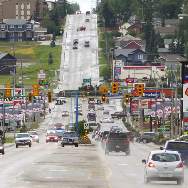 Dawson Creek in British Columbia