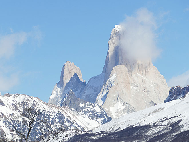 Von Gobernador Gregores nach El Chaltén in Argentinien El Chaltén in Argentinien