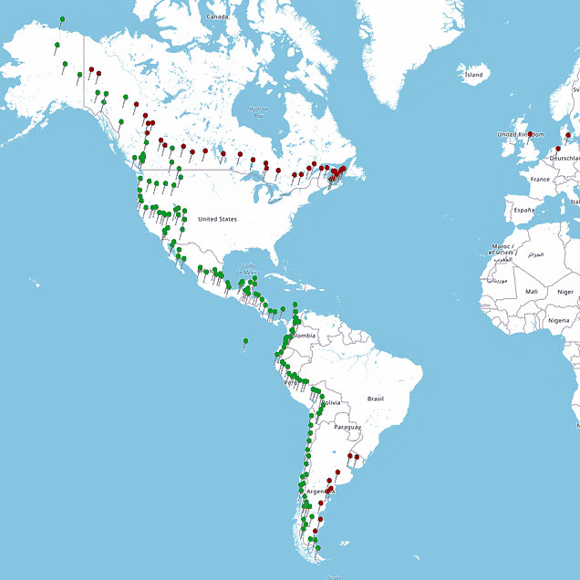 Panamericana Map