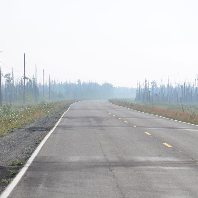 Unterwegs nach Fairbanks in Alaska