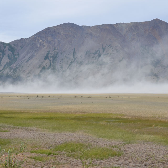 Kluane Lake im kanadischen Yukon