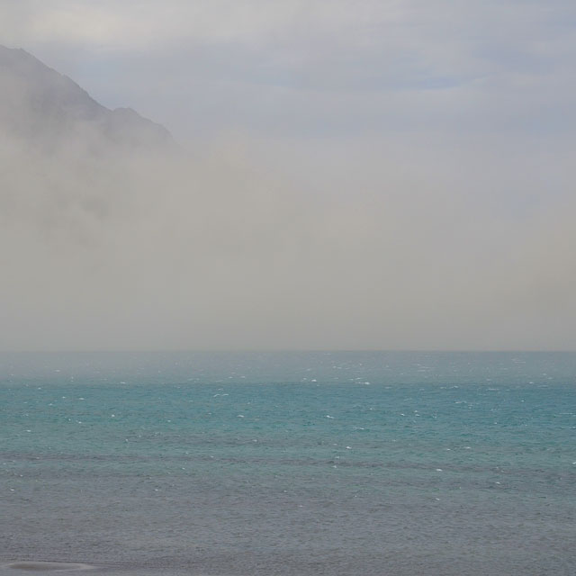 Kluane Lake im kanadischen Yukon