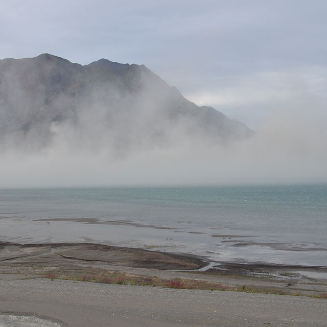 Kluane Lake im kanadischen Yukon