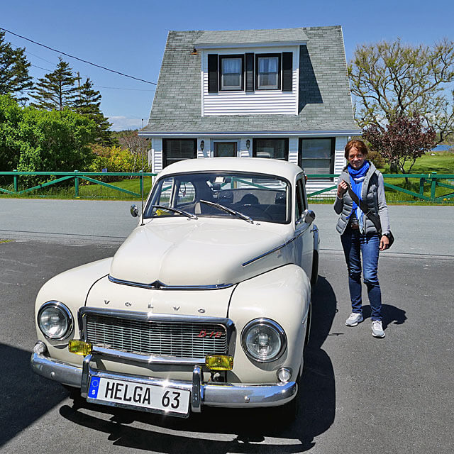 Mike's Buckel-Volvo PV444 in Nova Scotia