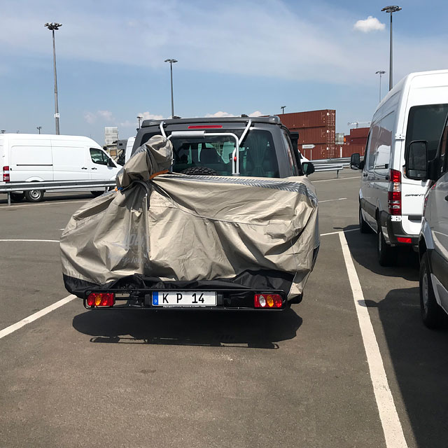 Verschiffung nach Kanada im Hamburger Hafen