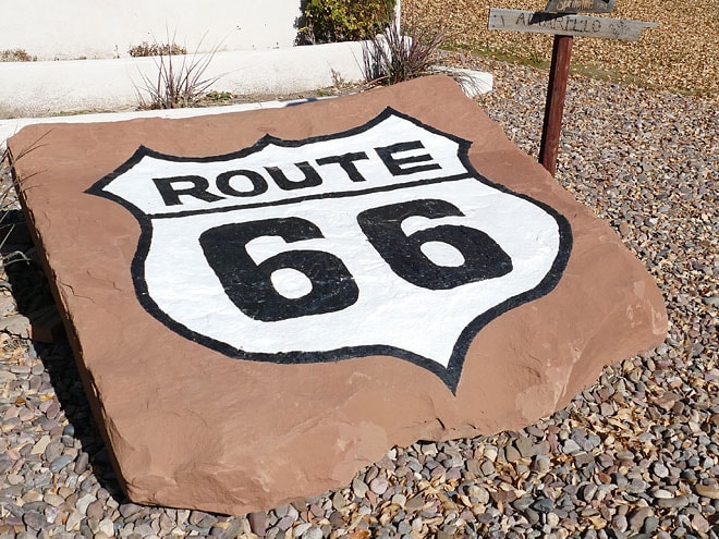Unterwegs von Monument Valley nach Holbrook an der Route 66 Holbrook