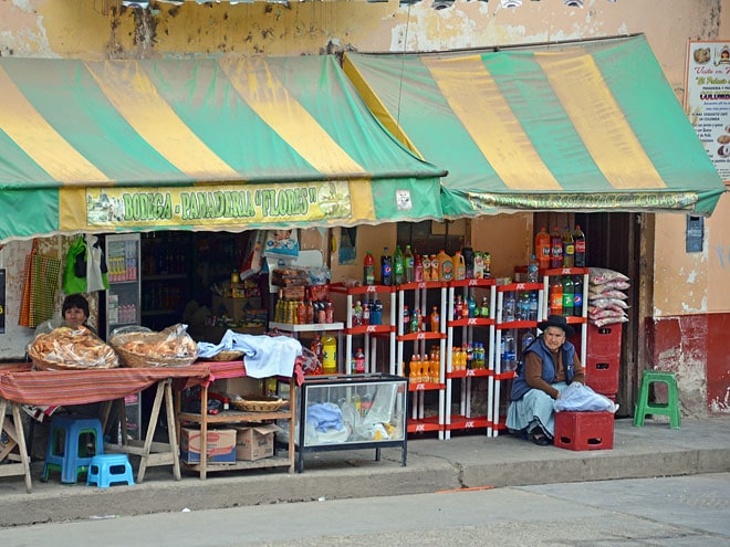 Von Tarma nach Izcuchaca in Peru Izcuchaca in Peru
