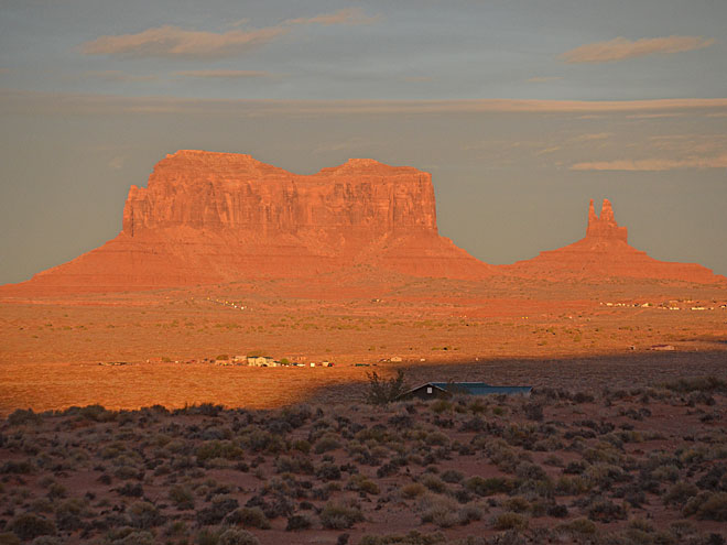 Unterwegs zum Monument Valley Nationalpark in Utah Monument Valley