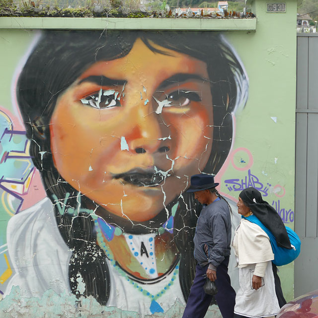 Otavalo in Ecuador