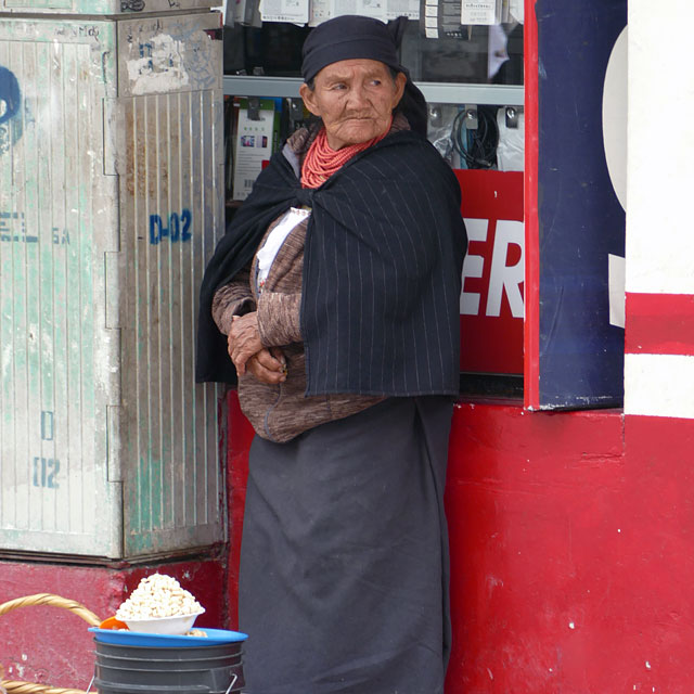 Otavalo in Ecuador