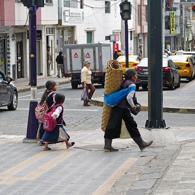 Otavalo in Ecuador