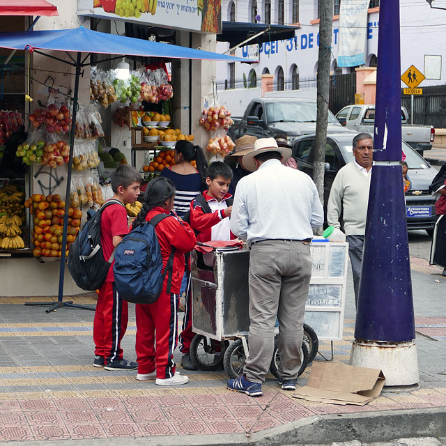 Otavalo in Ecuador