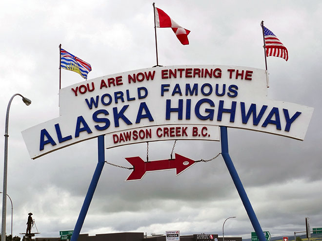 Unterwegs von Dawson Creek nach Pink Mountain in der kanadischen Provinz British Columbia Pink Mountain in British Columbia