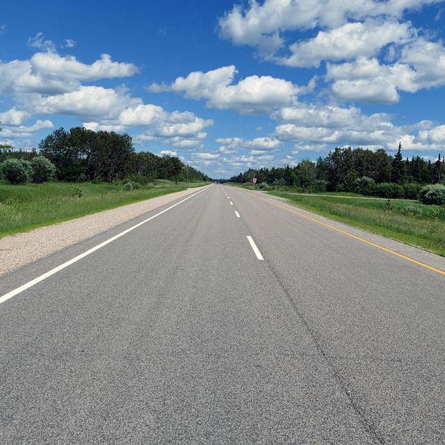 Unterwegs nach Portage la Prairie in Manitoba