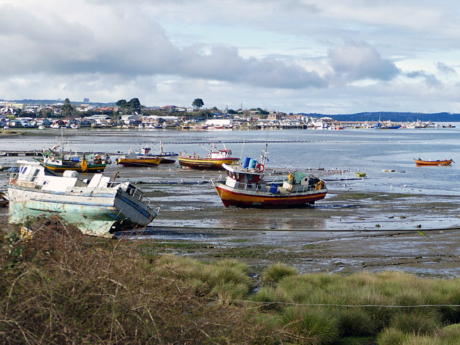 Von Ancud nach Quellon in Chile Quellón in Chile