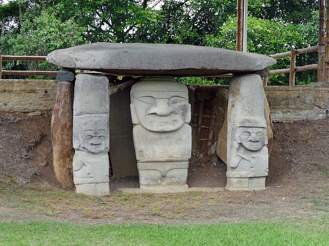 Von Silvia nach San Agustín in Kolumbien San Agustín in Kolumbien