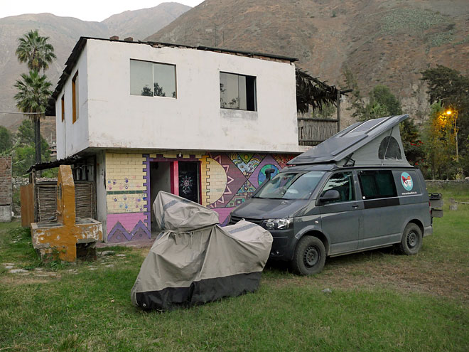 Von Santa Maria nach San Bartolomé in Peru San Bartolomé in Peru