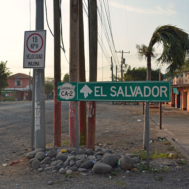 Grenzübergang Guatemala / El Salvador