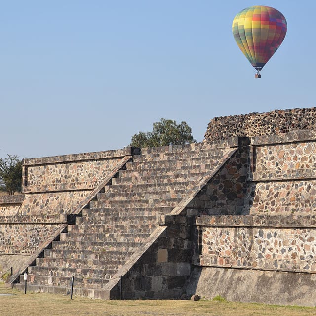 Pyramidenanlage in Teotihuacán