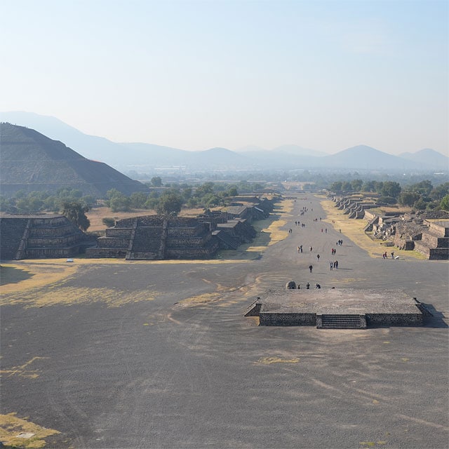 Pyramidenanlage in Teotihuacán